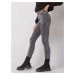 ŠEDÉ DÁMSKE SKINNY DŽÍNSY NM-SP-L71.15-GRAY