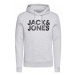Jack&Jones Mikina Corp Logo 12152840 Sivá Regular Fit