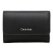 Calvin Klein Malá dámska peňaženka Ck Must Trifold Sm K60K607251 Čierna