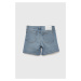 Detské rifľové krátke nohavice Calvin Klein Jeans jednofarebné, nastaviteľný pás