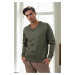 38804 Dewberry Mens V Neck Knit Sweater-NEFTİ