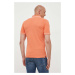Polo tričko Calvin Klein Jeans pánske,oranžová farba,jednofarebné,J30J315603