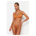 Trendyol Camel Tunnel normálne nohy bikiny spodky