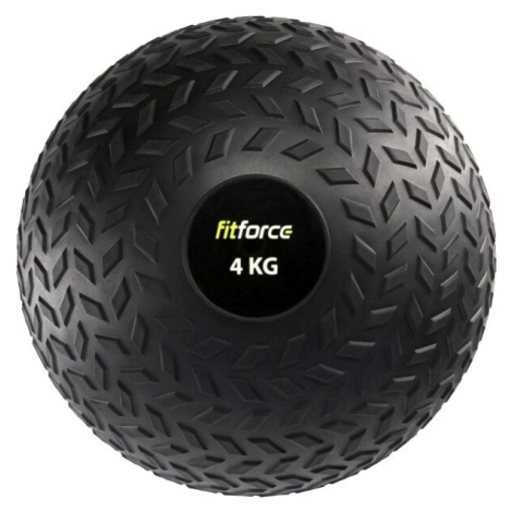 Fitforce SLAM BALL 4 KG Medicinbal, čierna, veľkosť