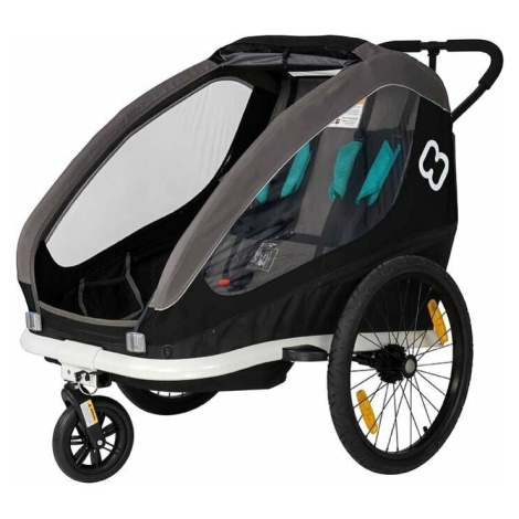 čierne detské cyklo sedačky a vozíky
