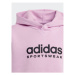 Adidas Mikina Fleece IJ5954 Ružová Loose Fit