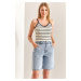 Bianco Lucci Women's Denim Shorts