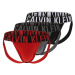 Calvin Klein Underwear Nohavičky 'Intense Power'  sivá / červená / čierna / biela
