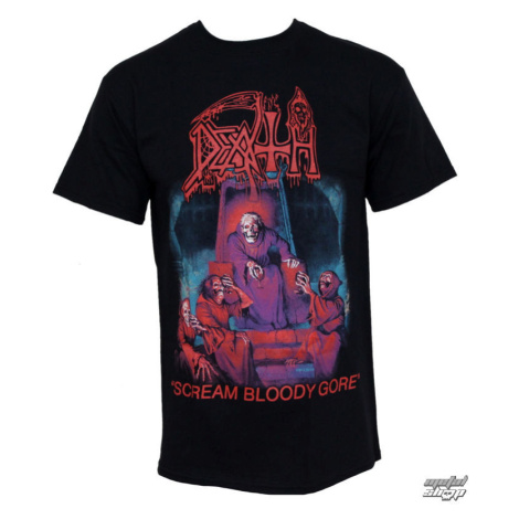 Tričko metal RAZAMATAZ Death Scream Bloody Gore Čierna viacfarebná