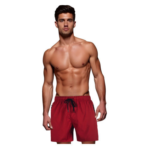 Pánske bordové kraťasy Dstreet SX2536