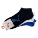 Ponožky 3Pack 100000969 black-blue-white - Puma