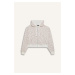 DEFACTO Cool Loose Fit Patterned Thick Zippered Sweatshirt