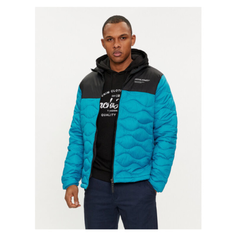 Jack&Jones Vatovaná bunda Noah 12249443 Modrá Regular Fit Jack & Jones