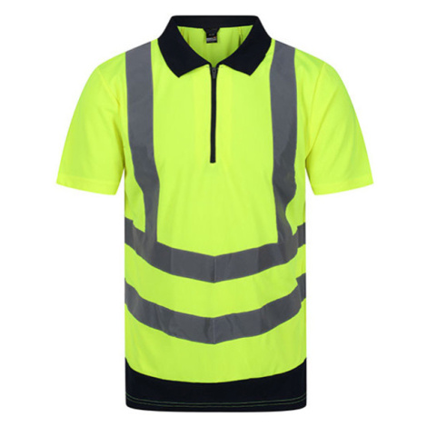 Regatta Pánske reflexné tričko TRS189 Yellow