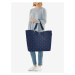 Tmavomodrá dámska bodkovaná veľká shopper taška Reisenthel Shopper XL