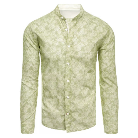 Zelená vzorovaná košeľa DX2303