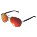 Unisex slnečné okuliare MSTRDS Sunglasses Mumbo Mirror silver/red Pohlavie: pánske,dámske