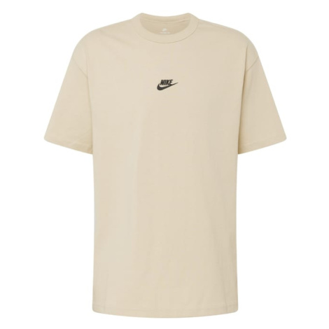 Nike Sportswear Tričko 'Essential'  béžová / čierna