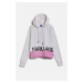 Mikina Karl Lagerfeld Jeans Klj Regular Logo Stripe Hoodie White