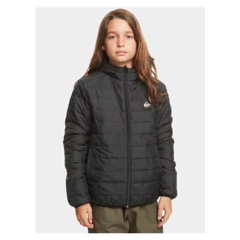 Quiksilver Prechodná bunda Scalyreversible Jckt EQBJK03276 Čierna Regular Fit