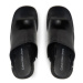 Calvin Klein Jeans Šľapky Heel Sandal Lth Mg Mtl YW0YW01499 Čierna