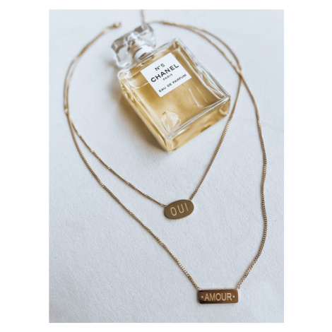 AMOUR Gold Dstreet Necklace