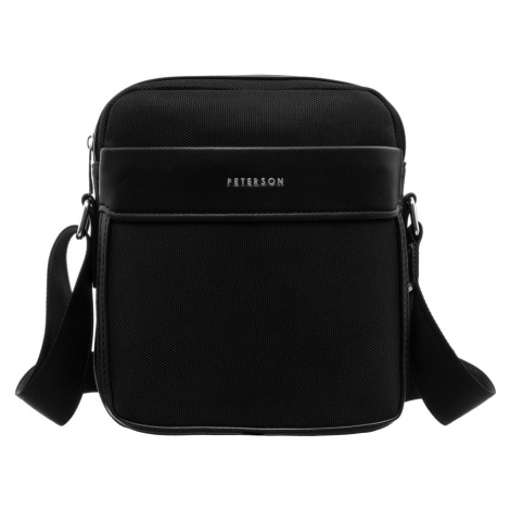 Peterson Čierna crossbody taška cez rameno PU PTN 788801