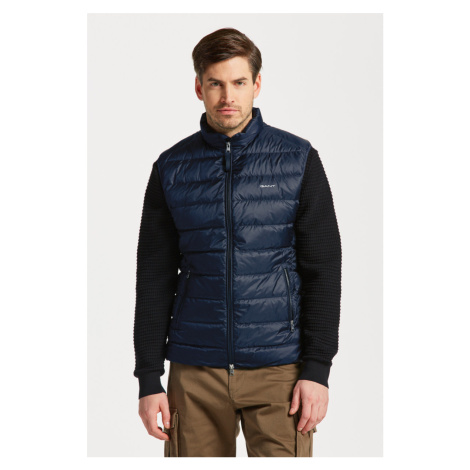 VESTA GANT LIGHT DOWN GILET EVENING BLUE