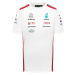 Mercedes AMG Petronas pánske tričko official white F1 Team 2023