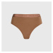 Hnedé nohavičky Hilfiger Modal–High Waist Bikini Panties