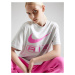 Nike Sportswear Oversize tričko 'AIR'  svetlosivá / ružová / čierna / biela