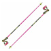 Leki Venom SL 3D Neonpink/Black/Neonyellow 115 cm Lyžiarske palice