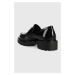 Kožené mokasíny Vagabond Shoemakers KENOVA dámske, čierna farba, na plochom podpätku, 5241.360.2