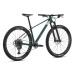 Horský bicykel MONDRAKER Podium Carbon, translucent green carbon racing silver