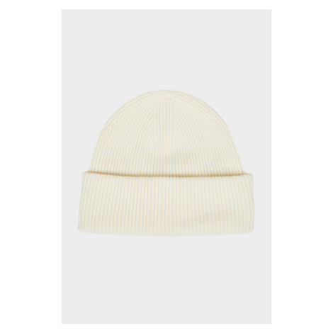 ČAPICA GANT WOOL RIBBED BEANIE CREAM