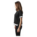 Urban Classics Ladies Terry Mesh Tee blk/wht