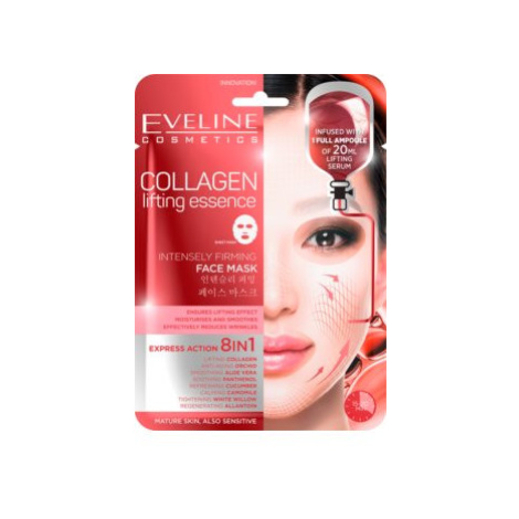 Eveline Cosmetics EVELINE Collagen spevňujúca látková maska 1ks
