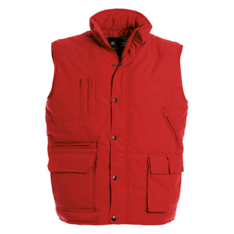 B&amp;C Unisex vesta JU880 Red B&C