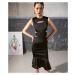 Šaty Karl Lagerfeld Cut Out Dress Black