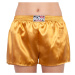 Women's shorts Styx classic rubber satin gold