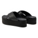 Calvin Klein Jeans Šľapky Flatform Cross Mg Uc YW0YW01349 Čierna