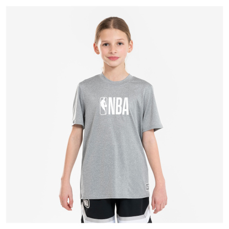 Detské basketbalové tričko TS 900 NBA sivé TARMAK