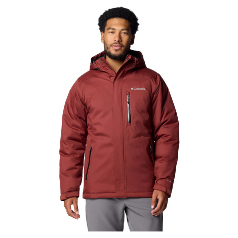 Vínová pánska zateplená nepremokavá bunda Columbia Oak Harbor II Insulated Jacket 2089435681