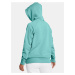 Tyrkysová mikina Under Armour UA Rival Fleece Hoodie