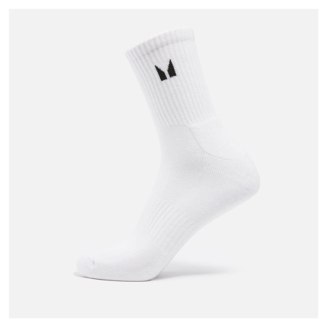 Vysoké unisex ponožky MP – biele