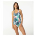 Aloha From Deer Woman's Tropic Open Back Swimsuit SSOB AFD342