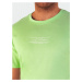 Men's T-shirt with print, green Dstreet