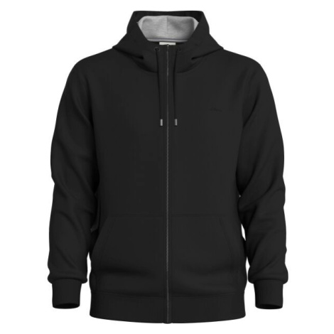 s.Oliver RL SWEATSHIRT JACKET NOOS Pánska mikina, čierna, veľkosť