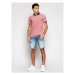 Jack&Jones Polokošeľa Paulos 12136668 Červená Slim Fit