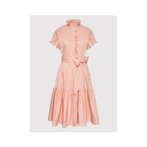 Lauren Ralph Lauren Košeľové šaty 200861811001 Ružová Regular Fit